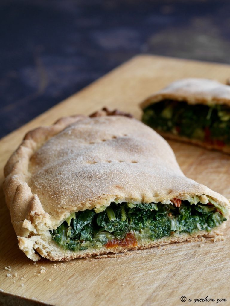 Whole Wheat Ragusan Scacce with Swiss Chard or Wild Beets