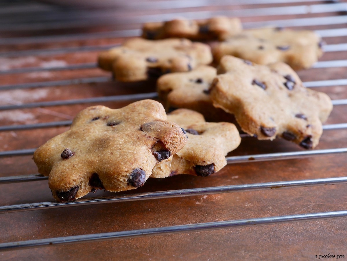 Whole Wheat Sugar-Free Dark Chocolate Cookies