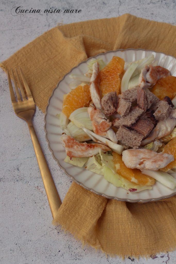 Winter Salad with Chicken and Radicchio Sea View Kitchen