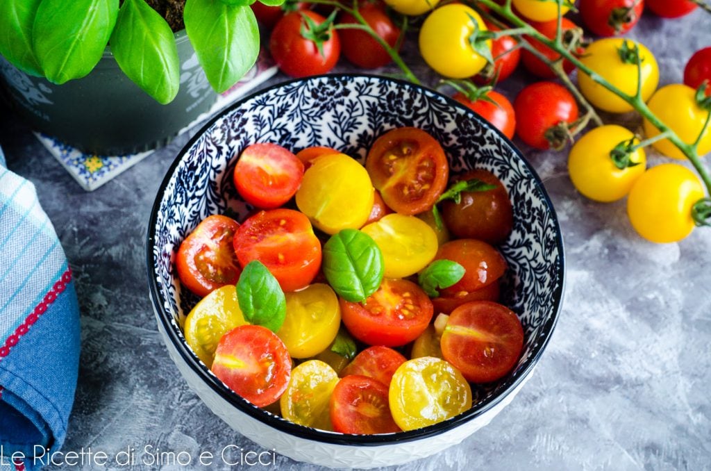 Yellow and Cherry Tomato Salad
