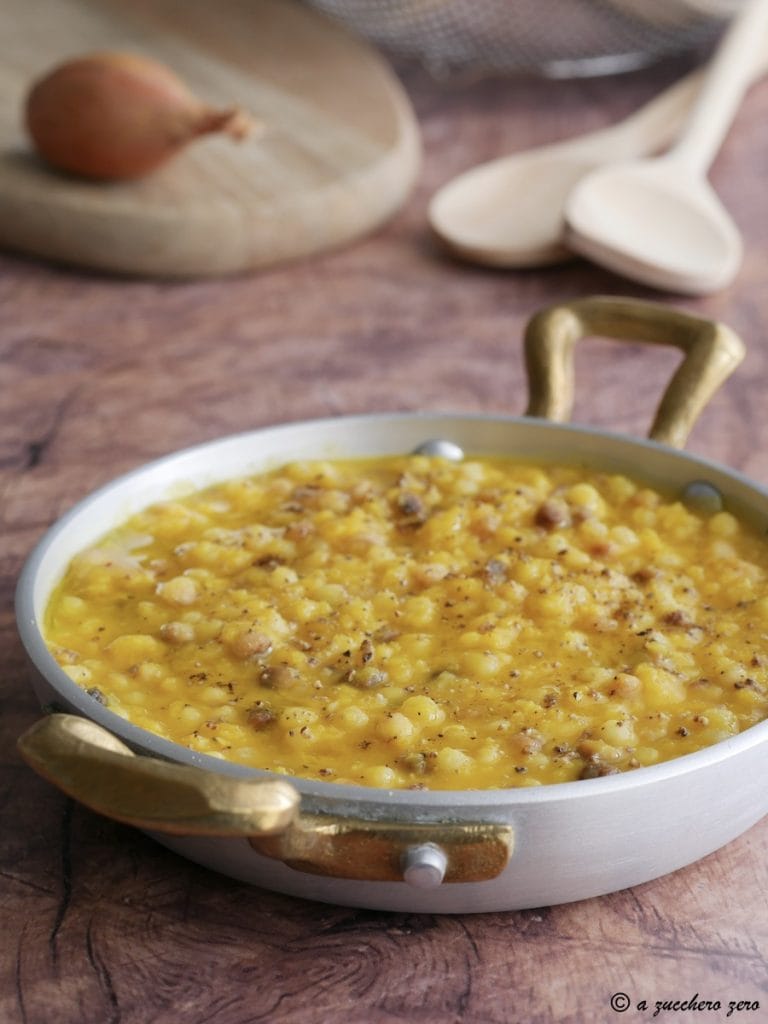 Yellow Soup with Pumpkin, Shallot, and Lentils