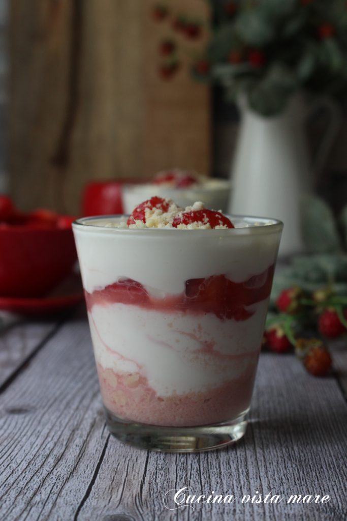 Yogurt and Strawberry Cups Sea View Kitchen