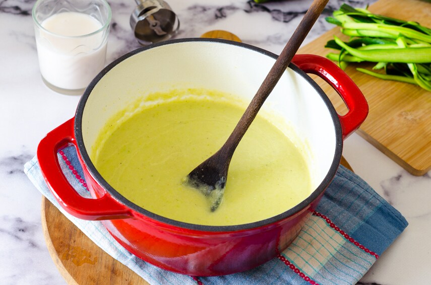 Zucchini Cream or Zucchini Bechamel, without Butter and Flour