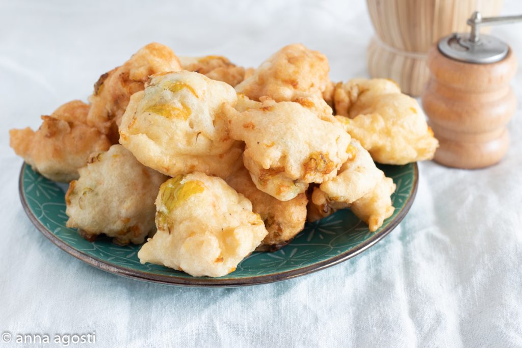 Zucchini Flower Fritters