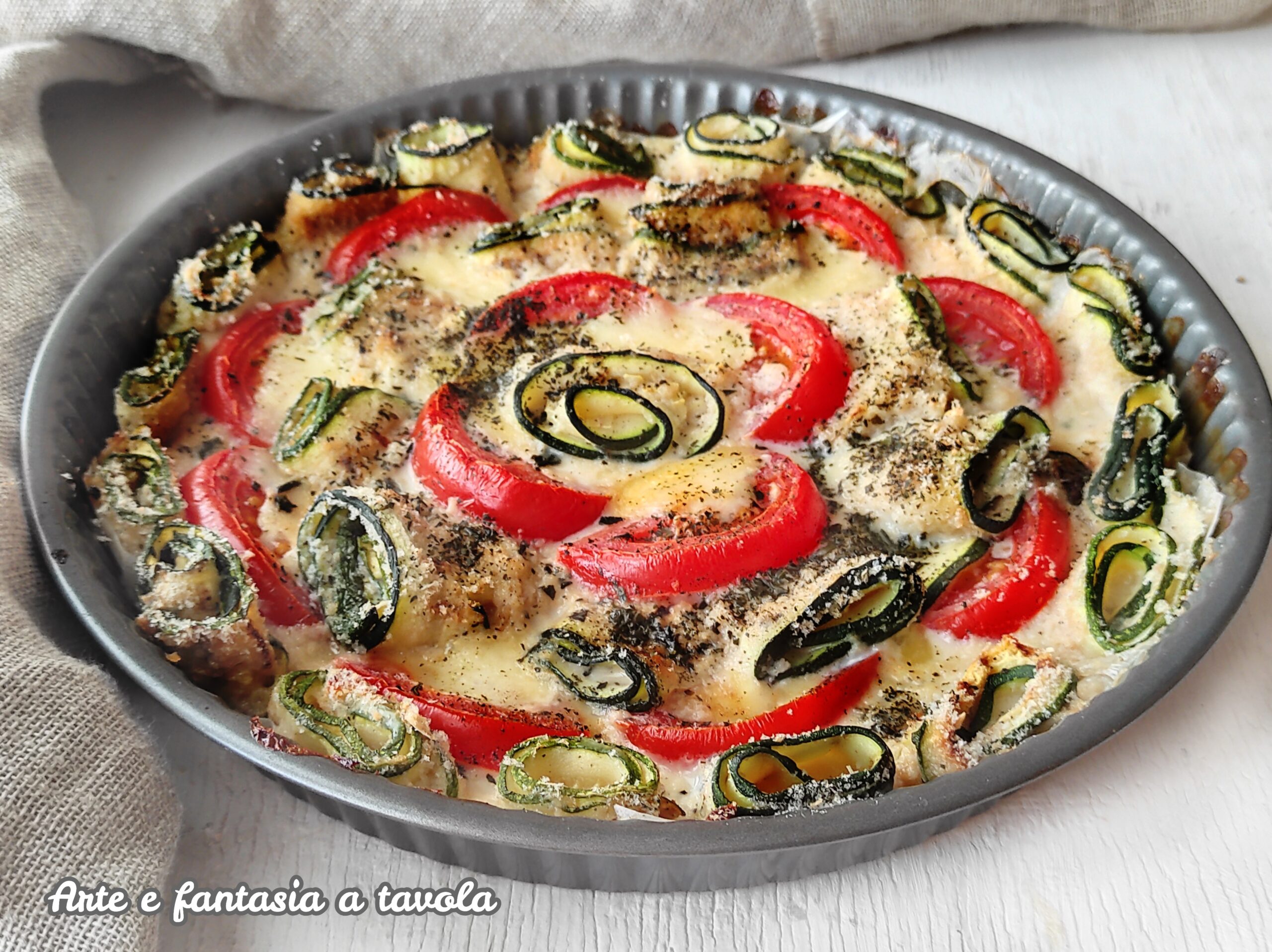 Zucchini Rolls with Tomato and Mozzarella