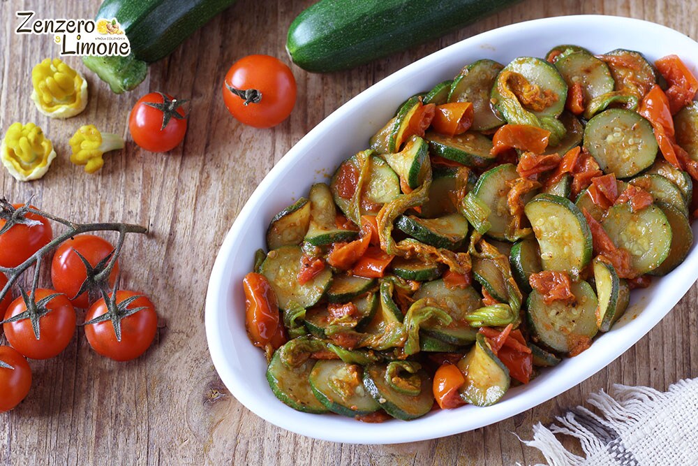 Zucchini and Pumpkin Flower Side Dish