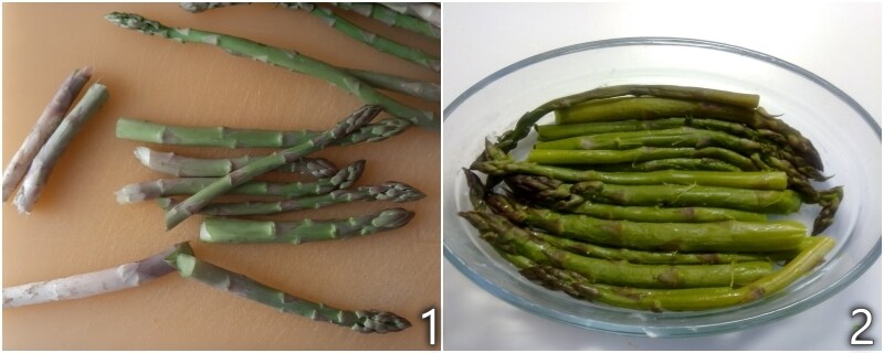 a. steam asparagus