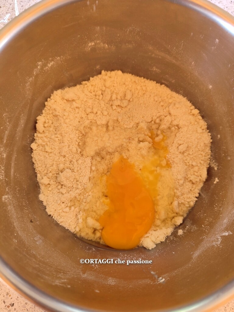 adding eggs and water