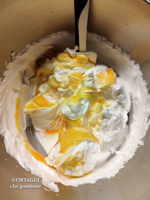 adding the yolks