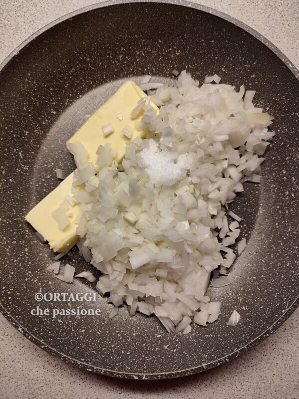brown the onion in butter