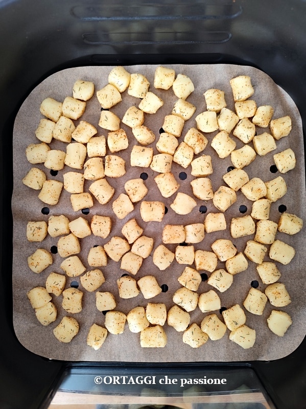 air fryer fried gnocchi