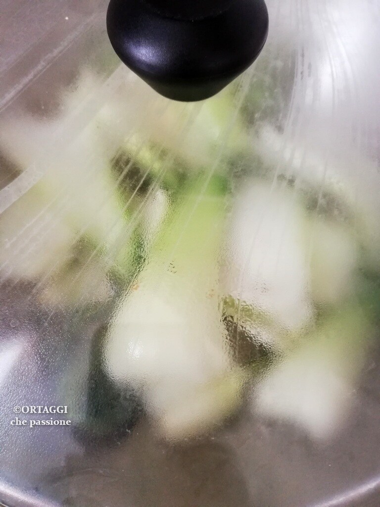 cover pak choi and bring to cook