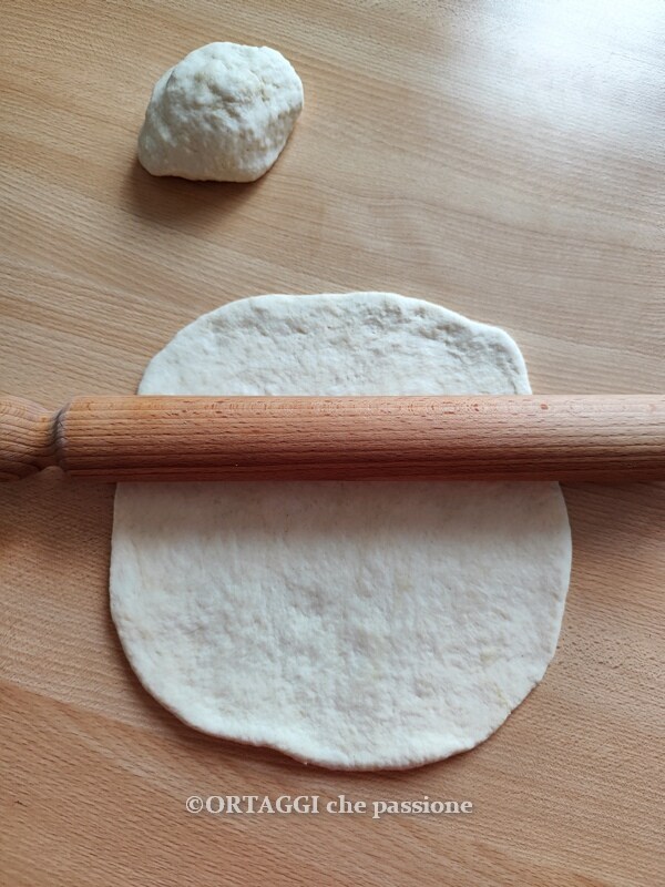 divide the dough and roll it out