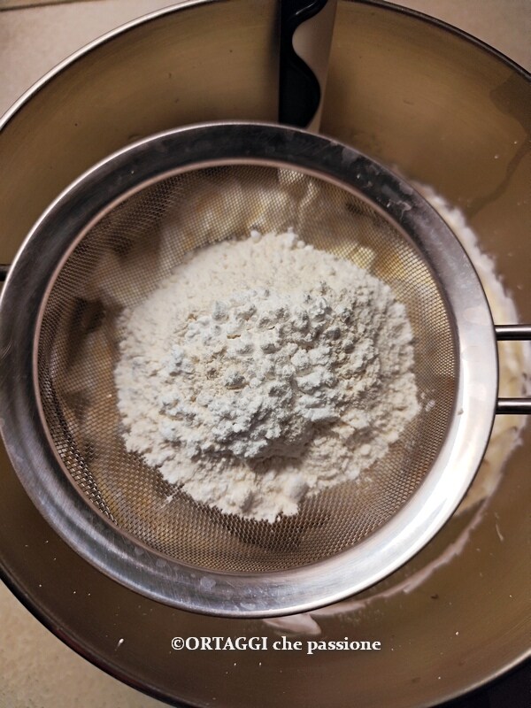 sifting the flours