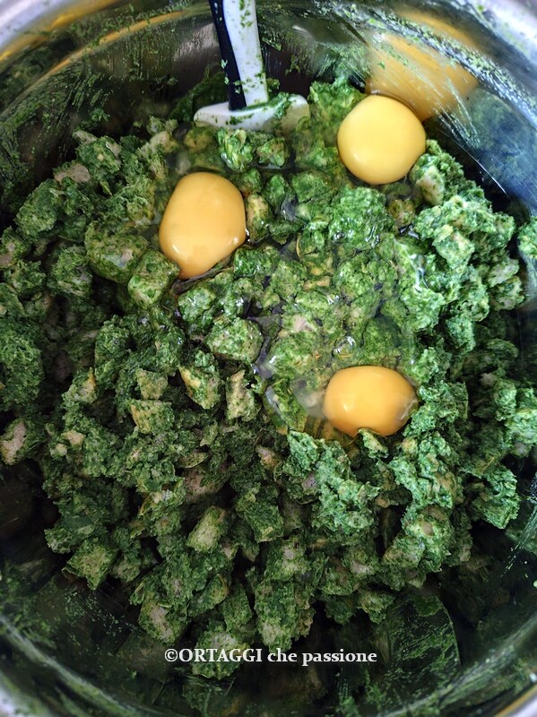 add the eggs