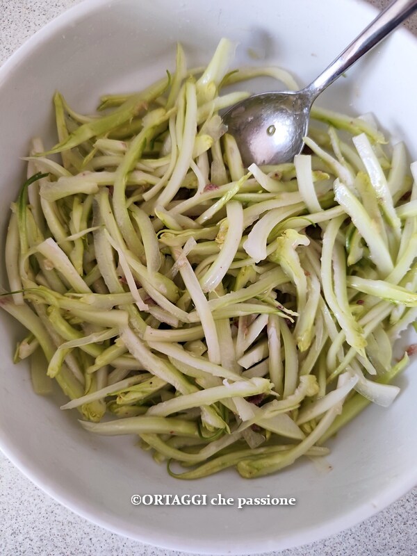 dressed Roman puntarelle
