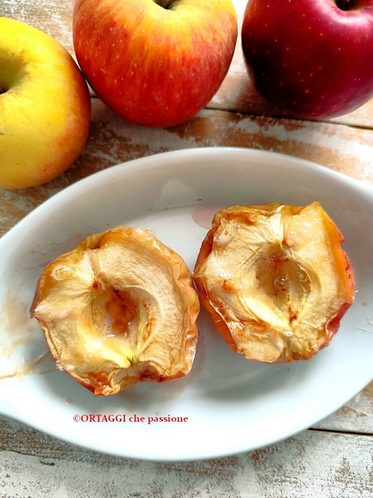 air fryer baked apples simple recipe - cooking time