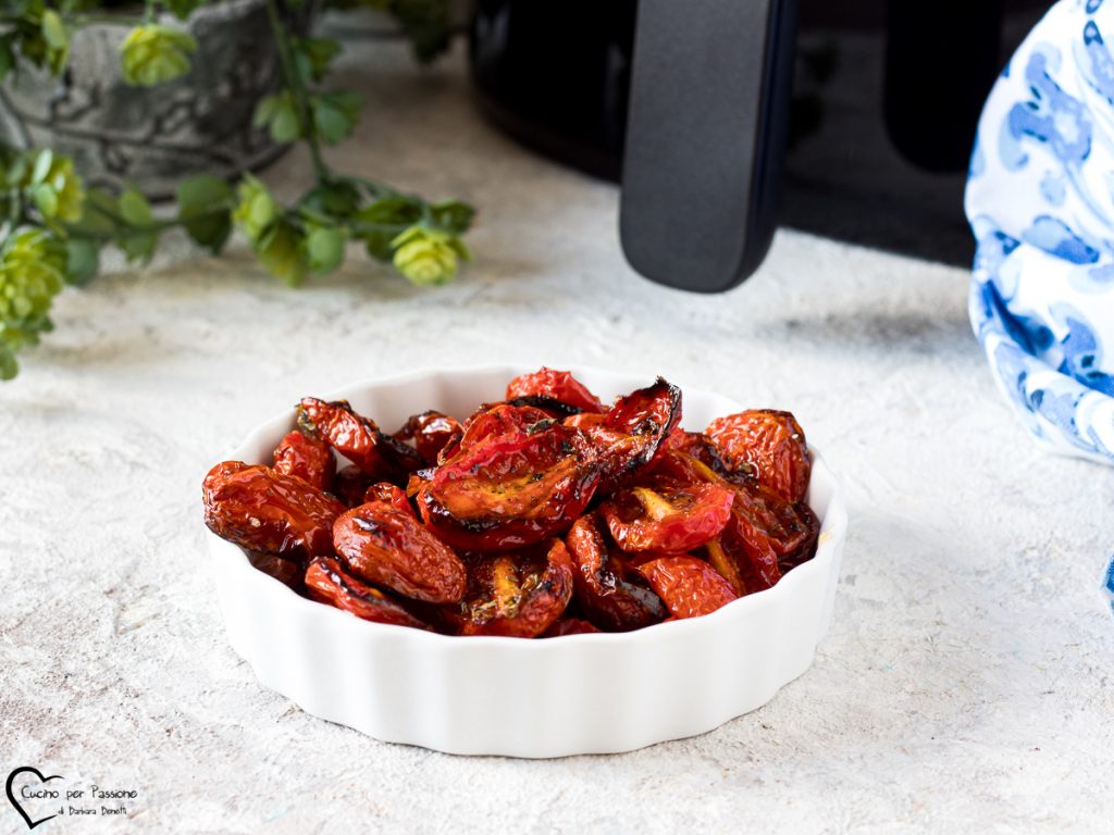 air fryer confit cherry tomatoes