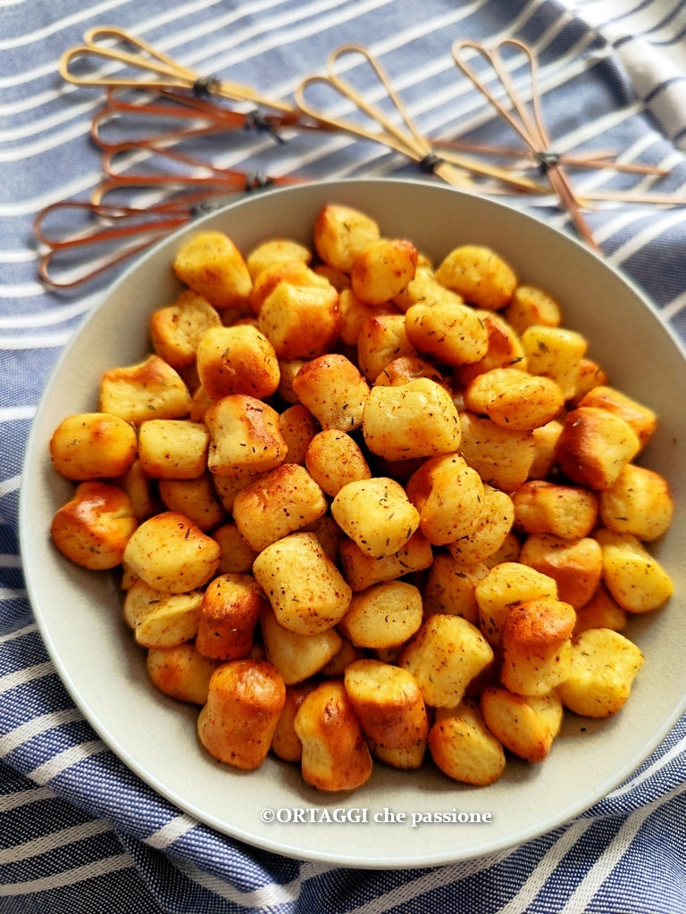 air fryer fried gnocchi - quick recipe