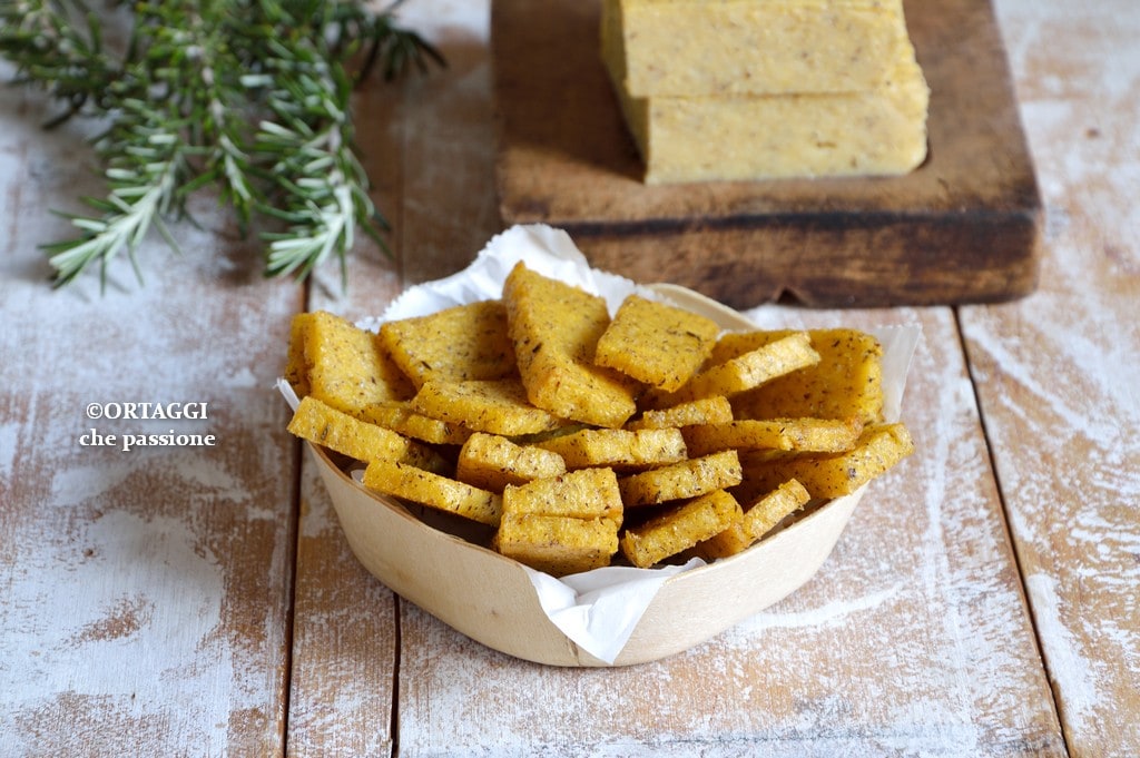Air Fryer Fried Polenta