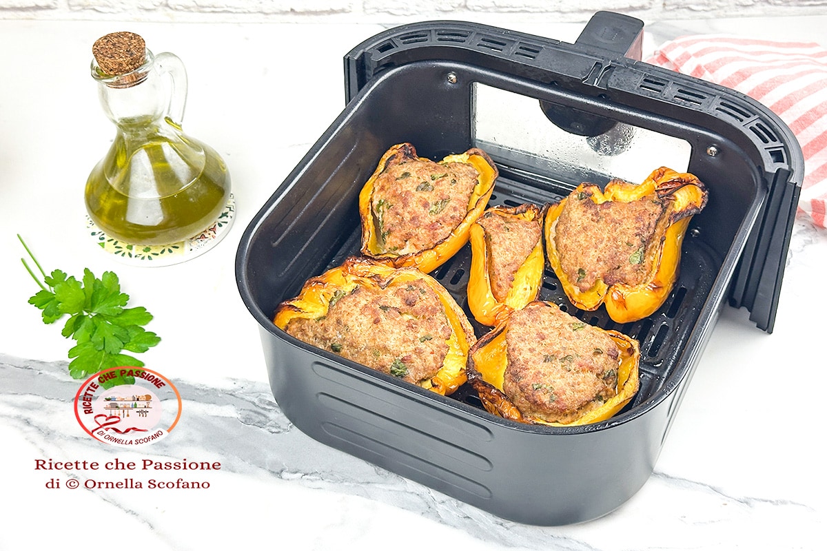 Delicious and Quick Air Fryer Stuffed Peppers