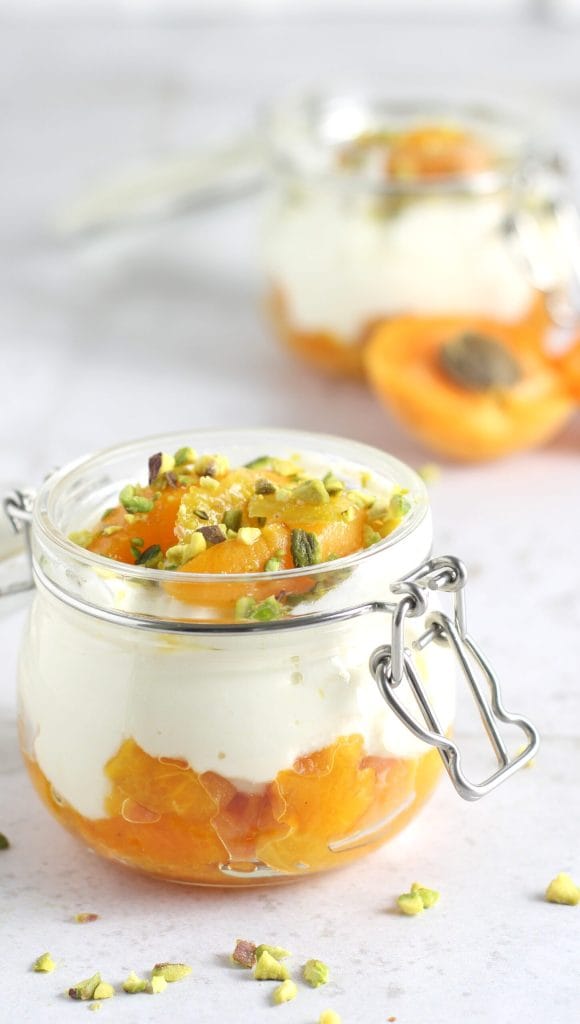 Apricot Ricotta and Yogurt Dessert