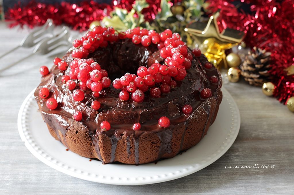 all chocolate Christmas bundt cake