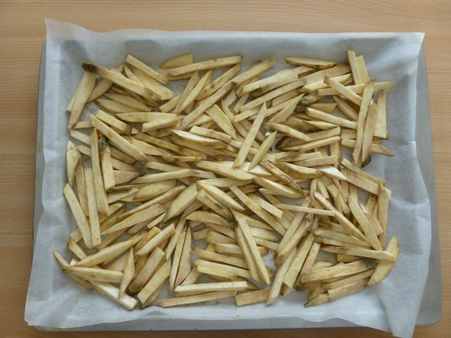 American sweet potato oven fries