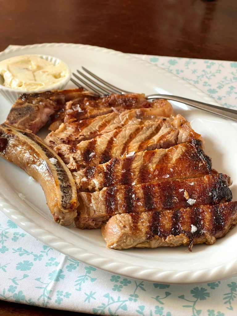 Angus Steak with Anchovy Butter