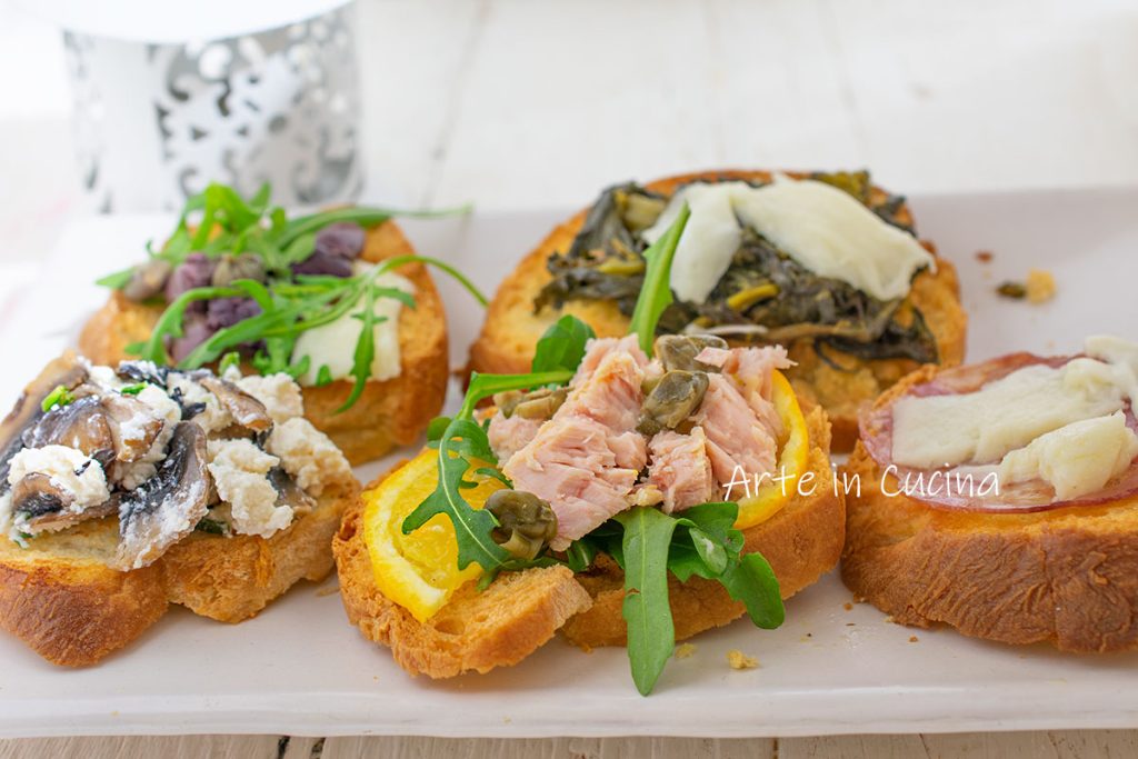 Appetizer bruschetta