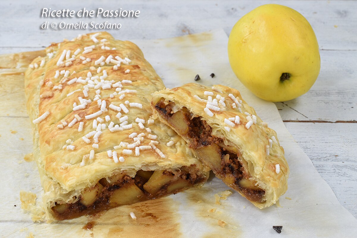 Apple and Amaretti Strudel