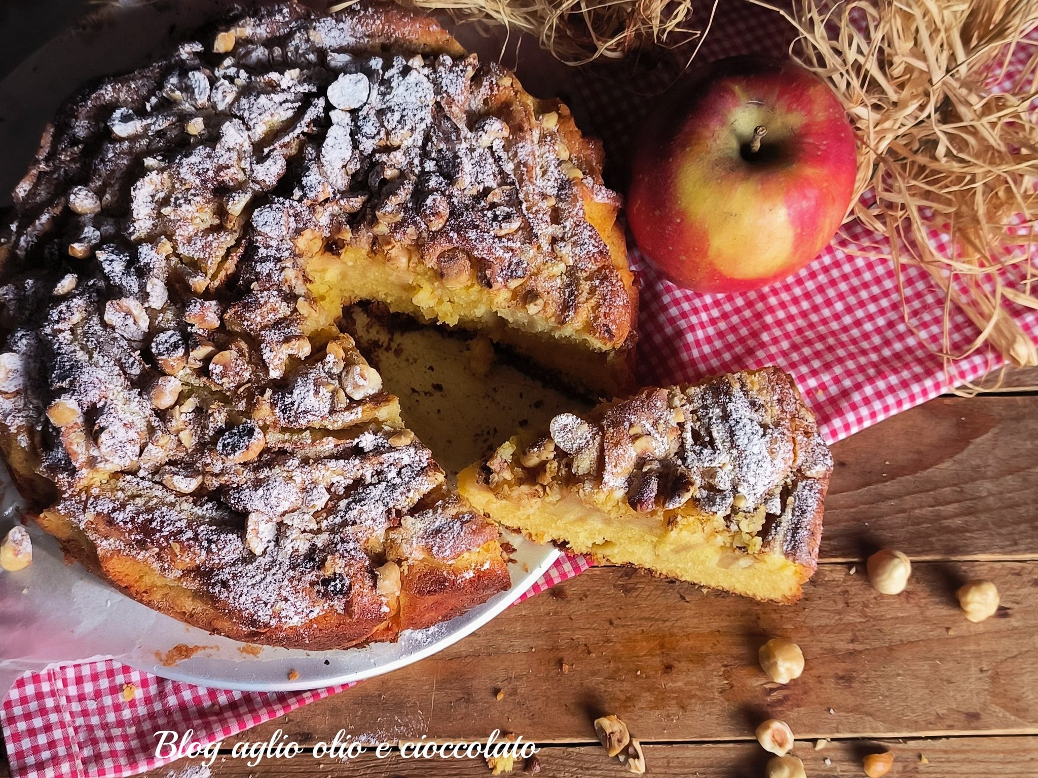 Cocoa and Apple Brownies without Butter