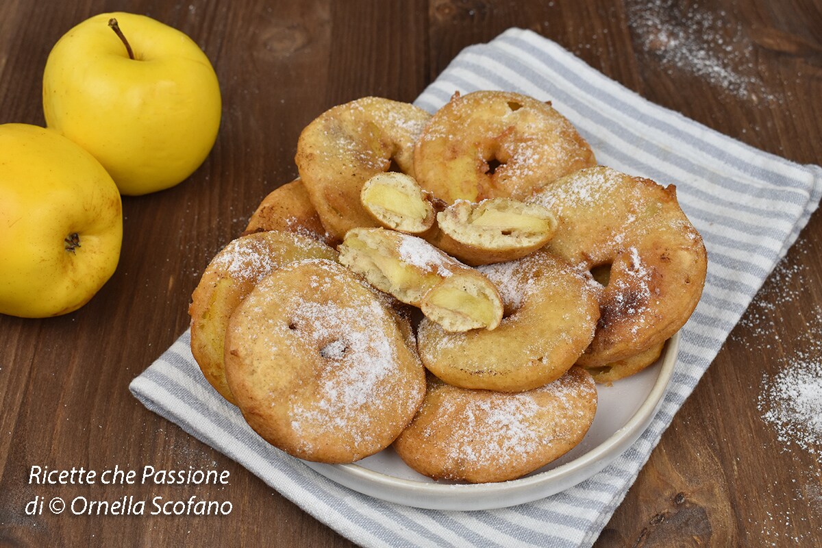 Apple Fritters in Puffy Batter