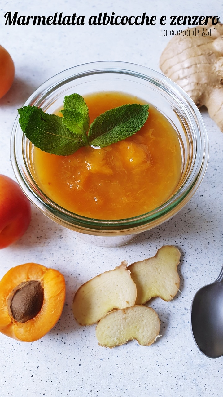 Homemade Apricot and Ginger Jam
