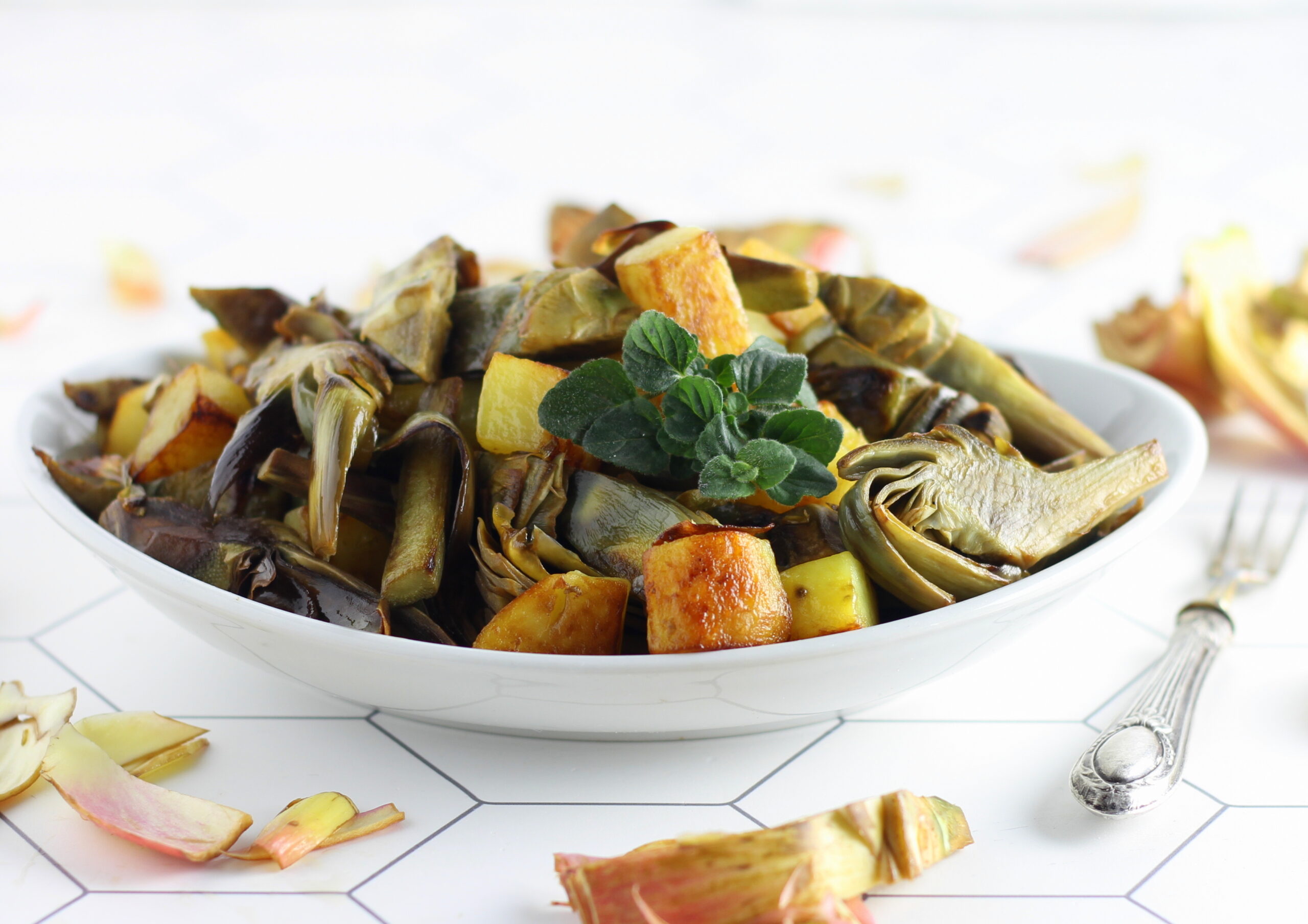 Sautéed Artichokes and Potatoes