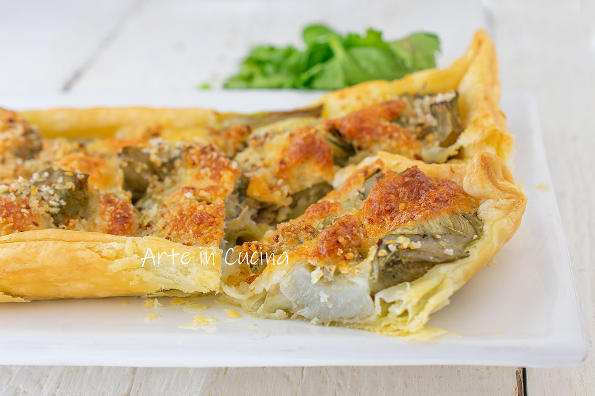 PUFF PASTRY ARTICHOKE PIE