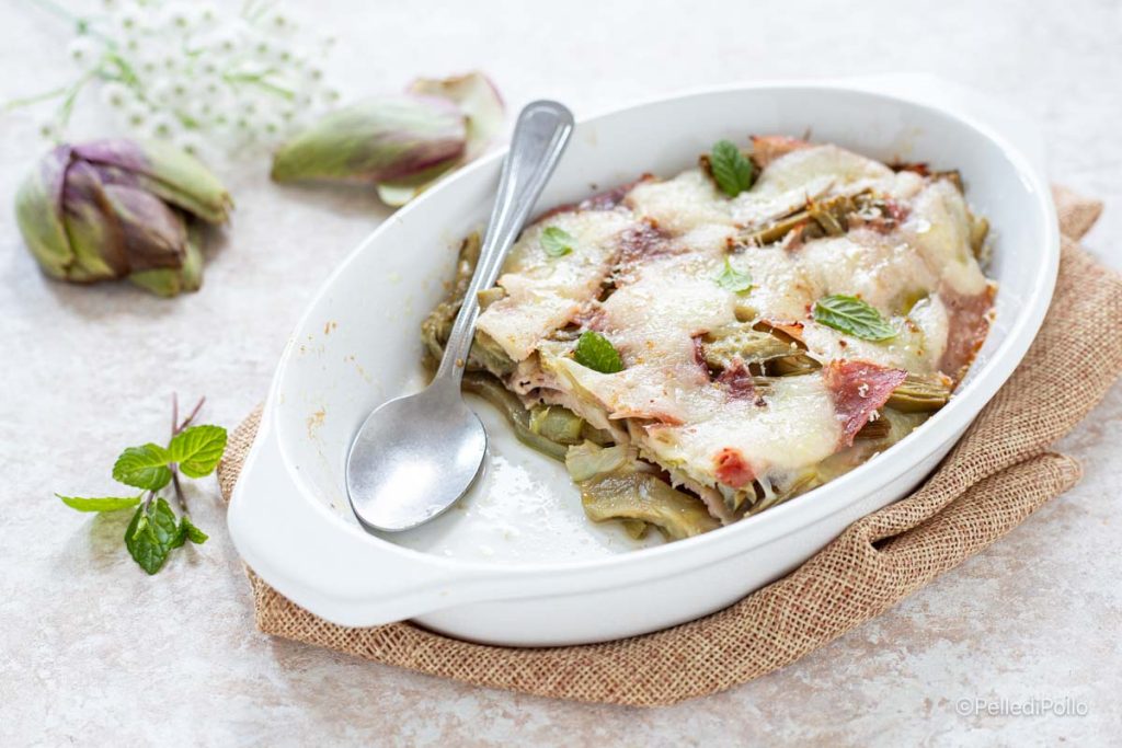white artichoke parmesan