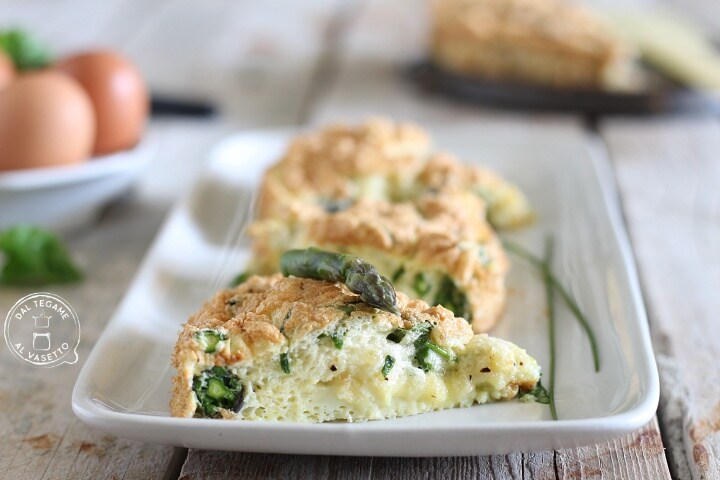 Asparagus Omelette in Air Fryer