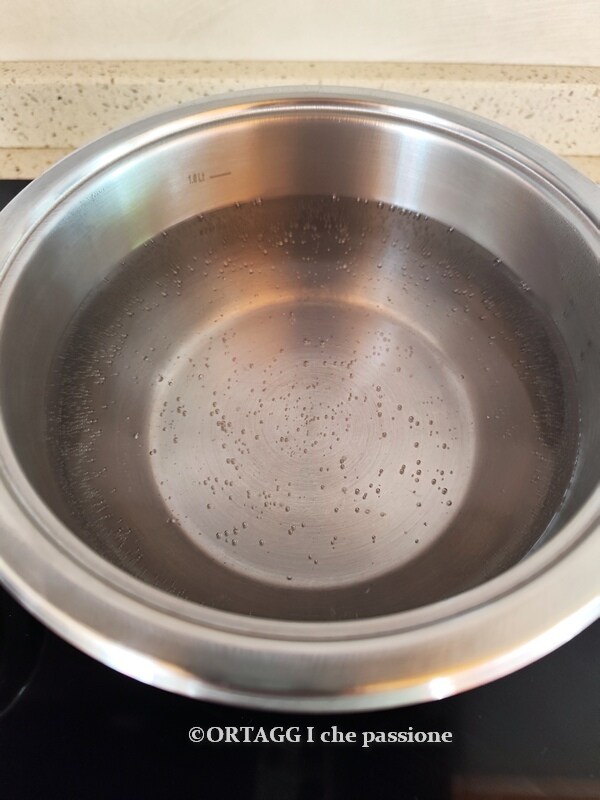 bring water to a boil