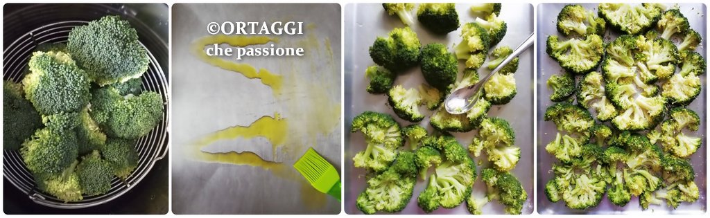 baked au gratin broccoli - step-by-step recipe photo