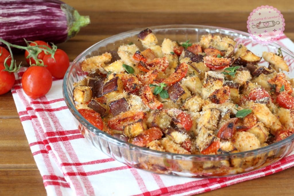baked chicken with eggplants