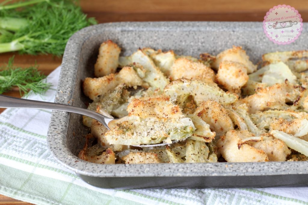 baked fennel and cod
