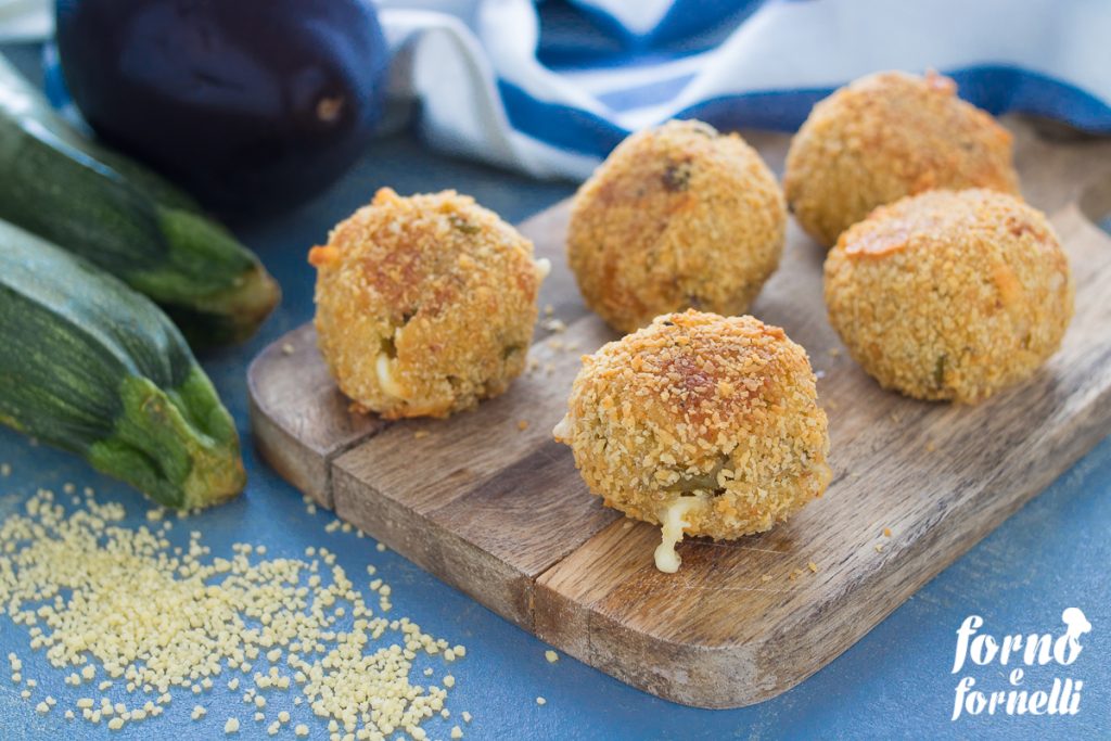 baked leftover couscous balls