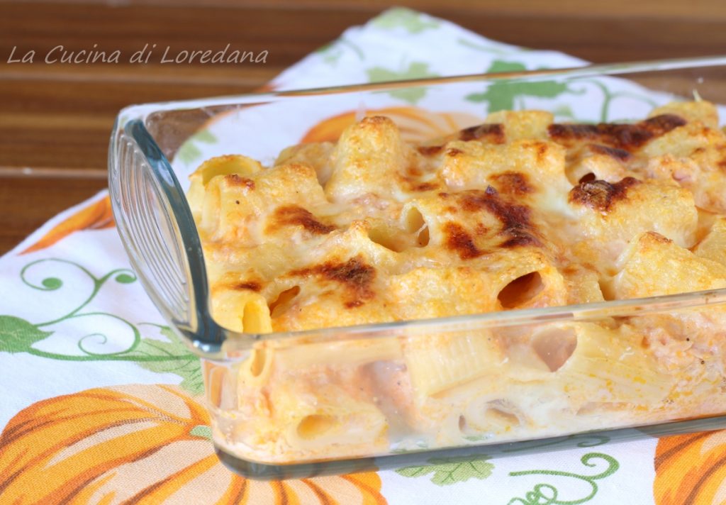 baked pasta with pumpkin