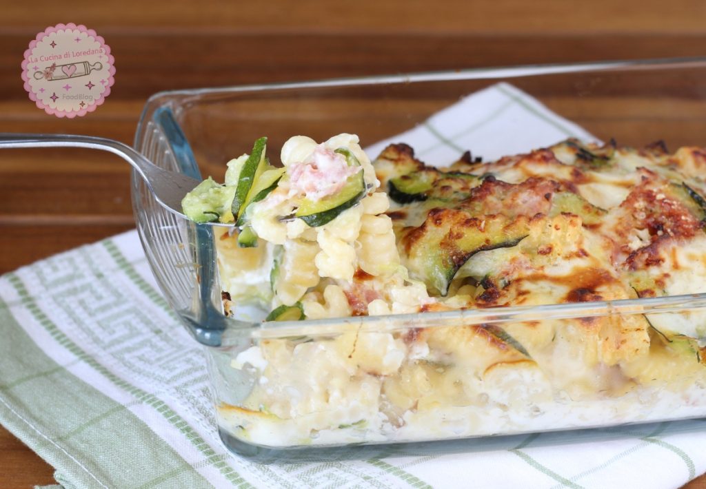 baked pasta with zucchini