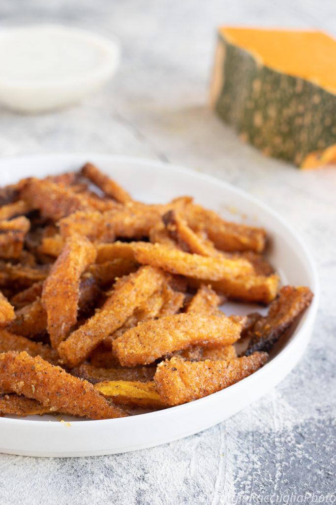 baked pumpkin sticks