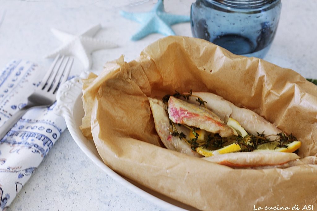 baked red mullet fillets