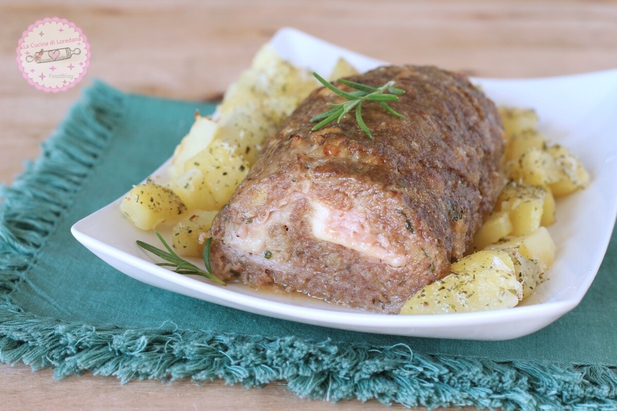BAKED STUFFED MEATLOAF step-by-step recipe