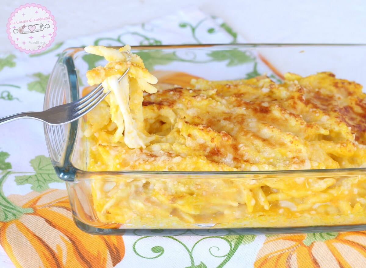 BAKED TROFIE WITH PUMPKIN the recipe that conquers at the first bite