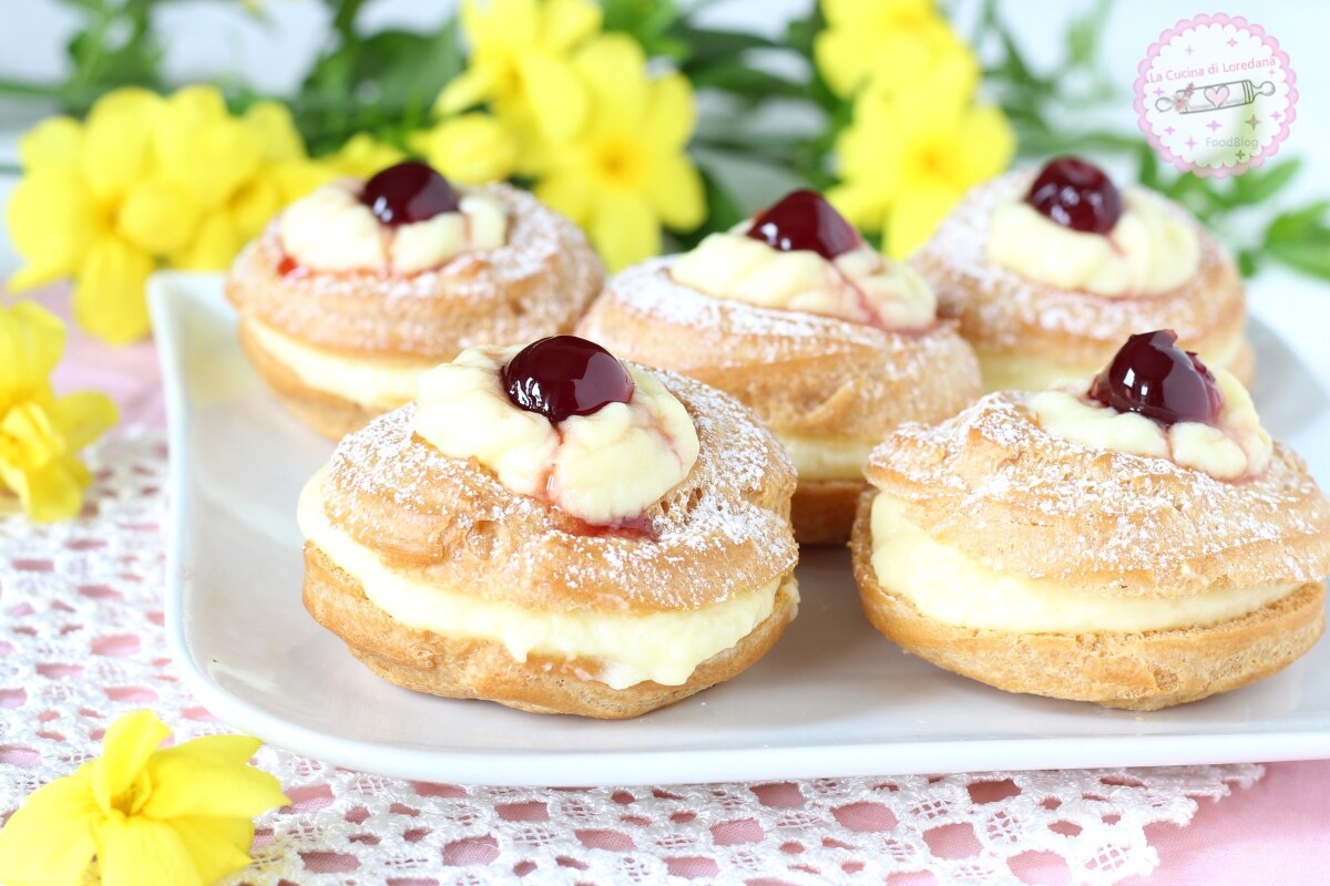 BAKED ZEPPOLE WITH CREAM the best you’ve ever tasted